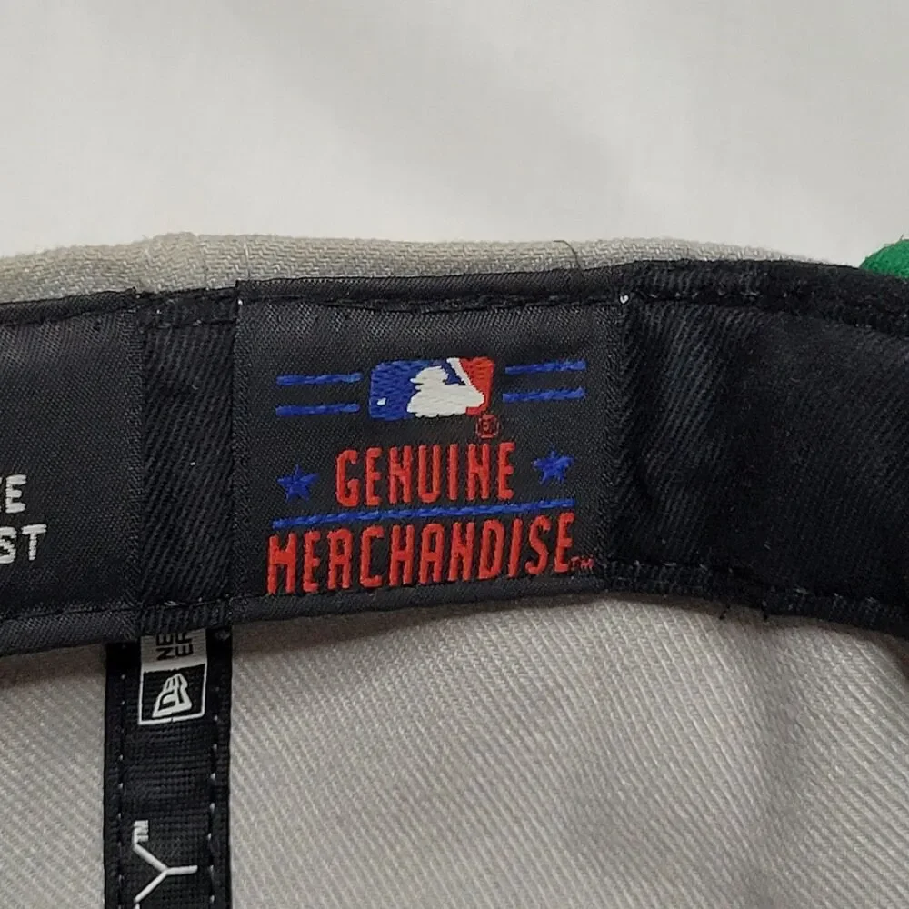 New Era 9FIFTY Los Angeles Dodgers Hat Gray Black Script Snapback Stickers Cap